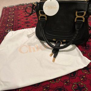 Authentic Chloe Marcie Small Double Carry Bag